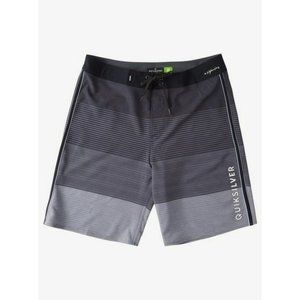 Quicksilver Swim Trunks Size 30 Striped High Line Massive Board Shorts